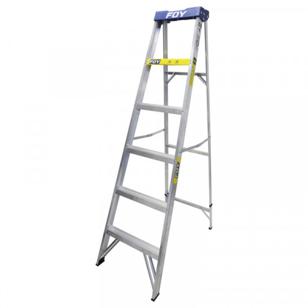 ETF5 FOY Escalera de aluminio tipo tijera 5 escalones Foy | DIHERESA