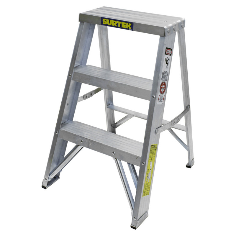 TT2 SURTEK Taburete tijera 2 escalones Surtek | DIHERESA TT2 SURTEK Taburete tijera 2 escalones Surtek | DIHERESA