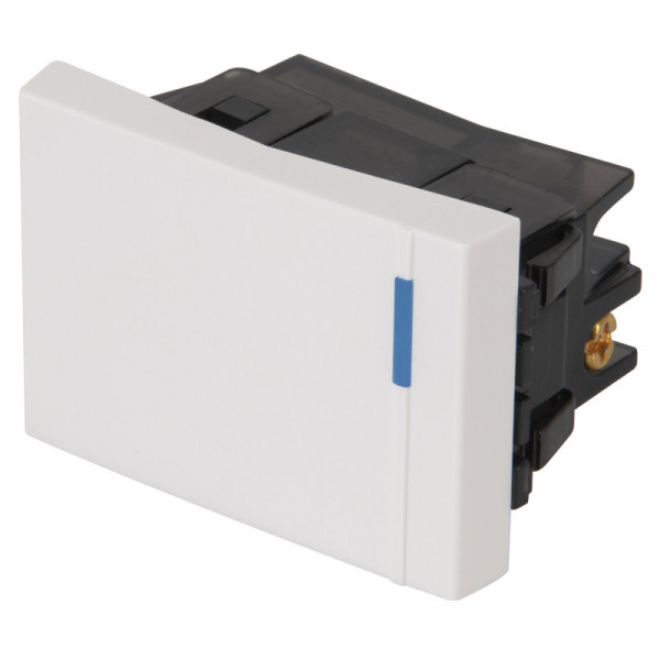 APSE15-EB Interruptor sencillo 1.5 módulos, línea Española, blanco TRUPER | DIHERESA