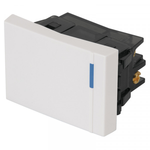 APSE15-EEB Interruptor de 3 vías, 1.5 módulos, línea Española, blanco TRUPER | DIHERESA