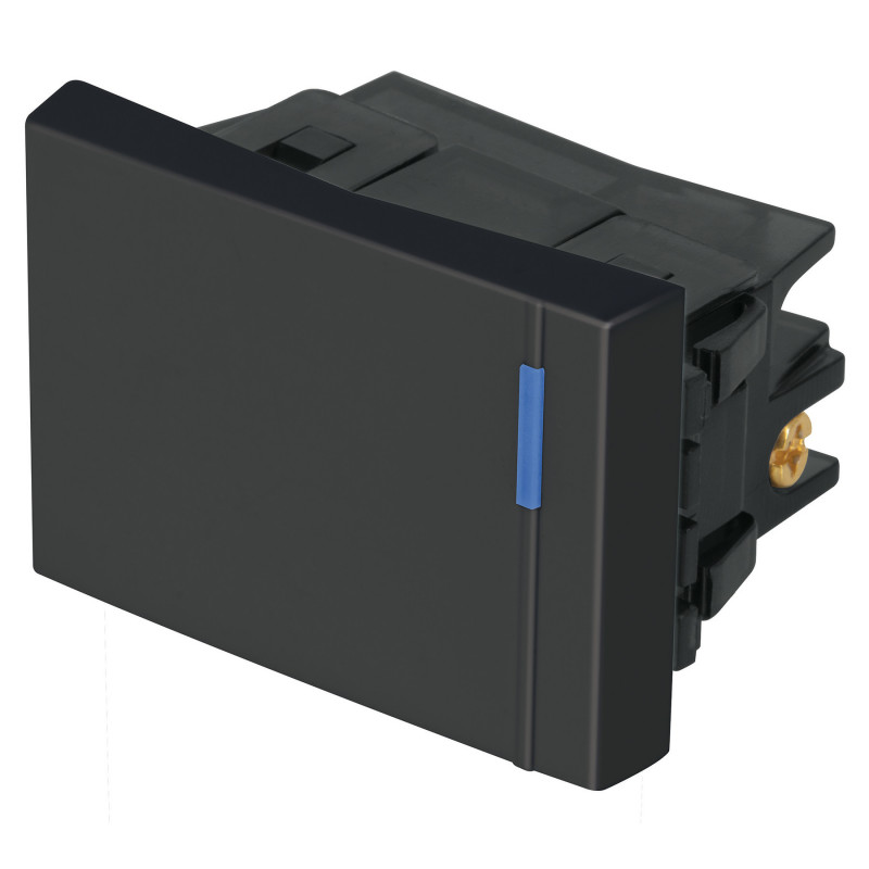APSE15-EN Interruptor sencillo 1.5 módulos, línea Española, negro TRUPER | DIHERESA APSE15-EN Interruptor sencillo 1.5 módulos, línea Española, negro TRUPER | DIHERESA
