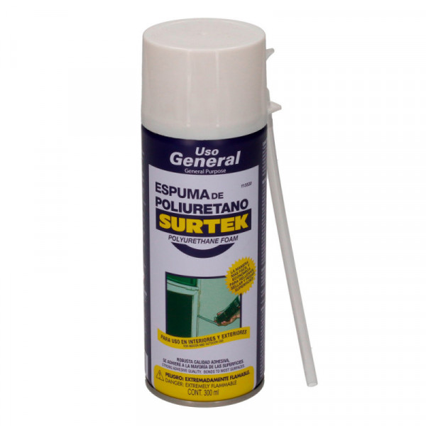 113520 SURTEK Espuma de poliuretano uso general 300 ml Surtek | DIHERESA