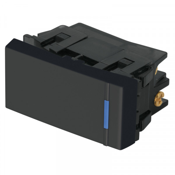 APSE-EEN Interruptor de 3 vías, 1 módulo, línea Española,color negro TRUPER | DIHERESA