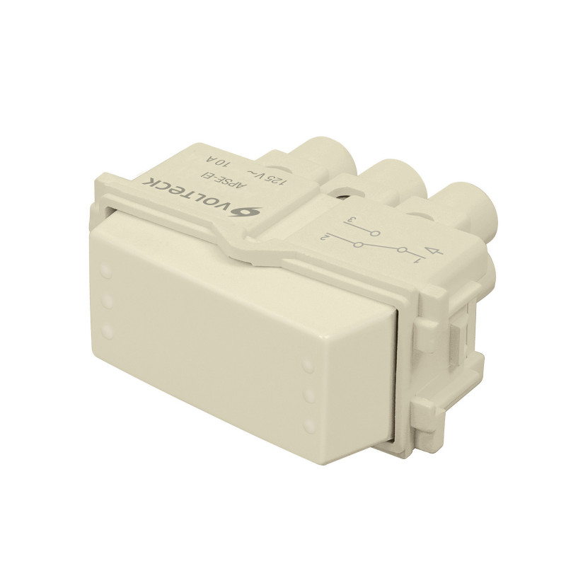 APSE-EI Interruptor de 3 vías, línea Italiana, color marfil TRUPER | DIHERESA APSE-EI Interruptor de 3 vías, línea Italiana, color marfil TRUPER | DIHERESA