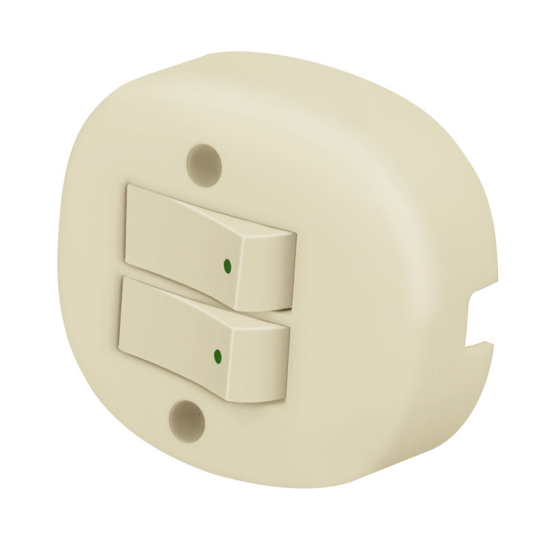 APSO-D Interruptor de sobreponer dúplex TRUPER | DIHERESA APSO-D Interruptor de sobreponer dúplex TRUPER | DIHERESA