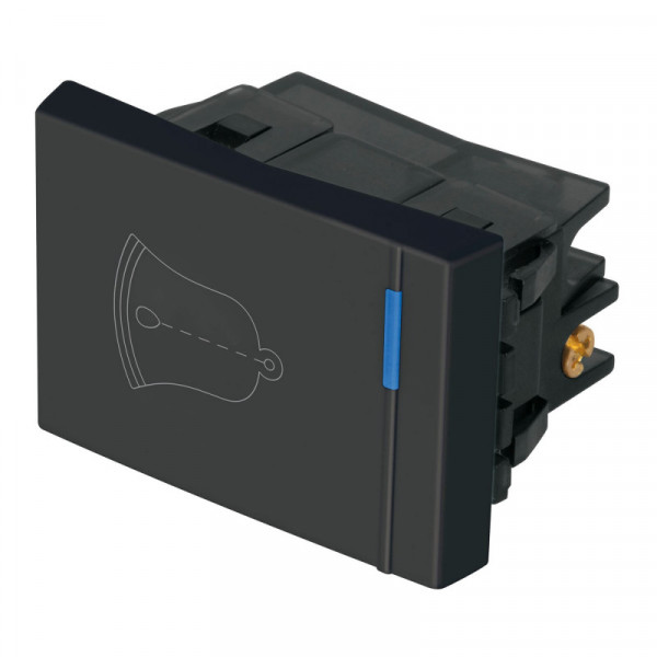 APTI15-EN Interruptor para timbre, 1.5 módulos, línea Española, negro TRUPER | DIHERESA