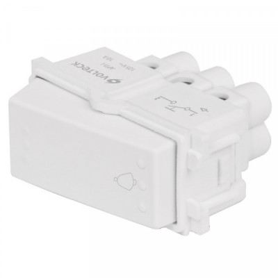 APTI-IB Interruptor para timbre, línea Italiana, color blanco TRUPER | DIHERESA