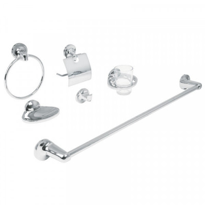 AQA-4000 Juego accesorios para baño, 6 piezas, Aqua TRUPER | DIHERESA