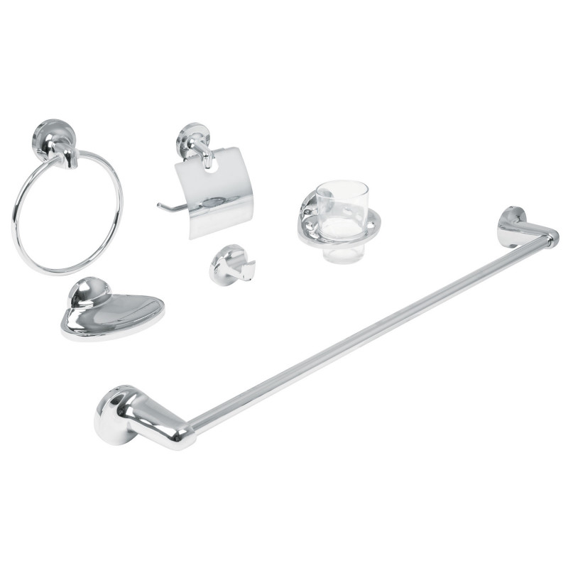 AQA-4000 Juego accesorios para baño, 6 piezas, Aqua TRUPER | DIHERESA AQA-4000 Juego accesorios para baño, 6 piezas, Aqua TRUPER | DIHERESA