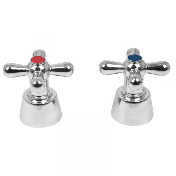 AQMM-61 Juego 2 manerales tipo cruceta para lavabo, Aqua TRUPER | DIHERESA