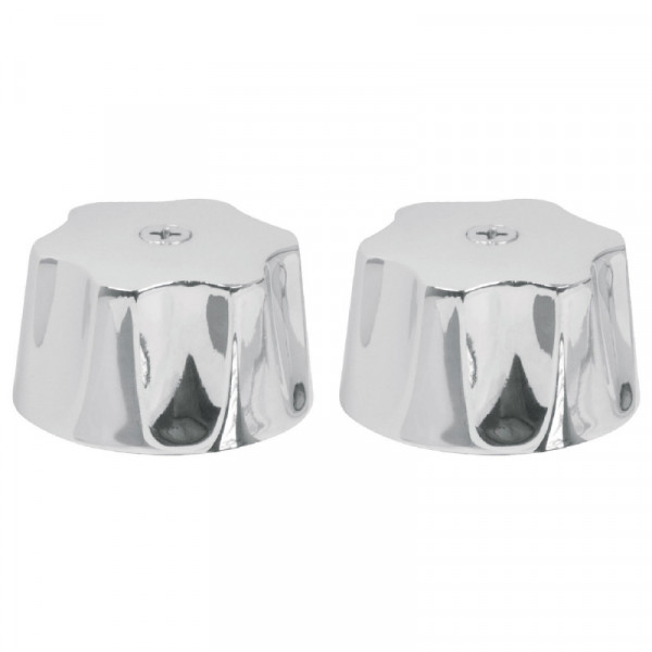 AQMR-86 Juego de 2 manerales para lavabo y fregadero metálicos, Aqua TRUPER | DIHERESA