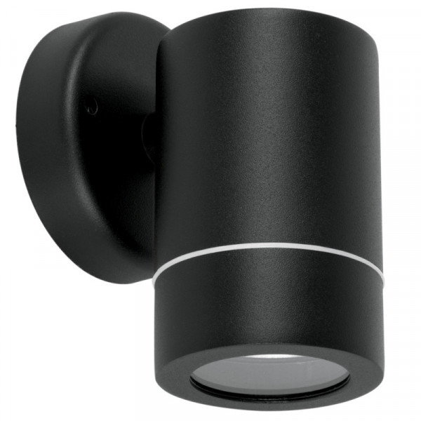 ARB-203S Arbotante exterior, cilíndrico, spot, 1xMR16GU10, negro TRUPER | DIHERESA