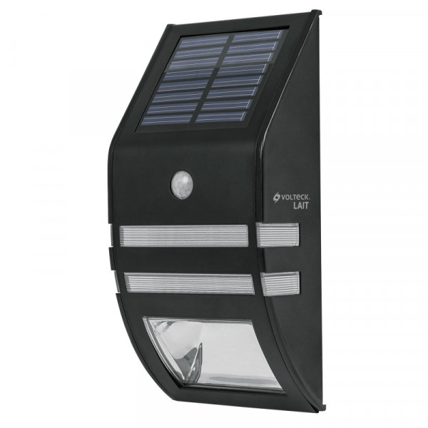 ARB-701L Arbotante solar con sensor de movimiento, 2 LED TRUPER | DIHERESA