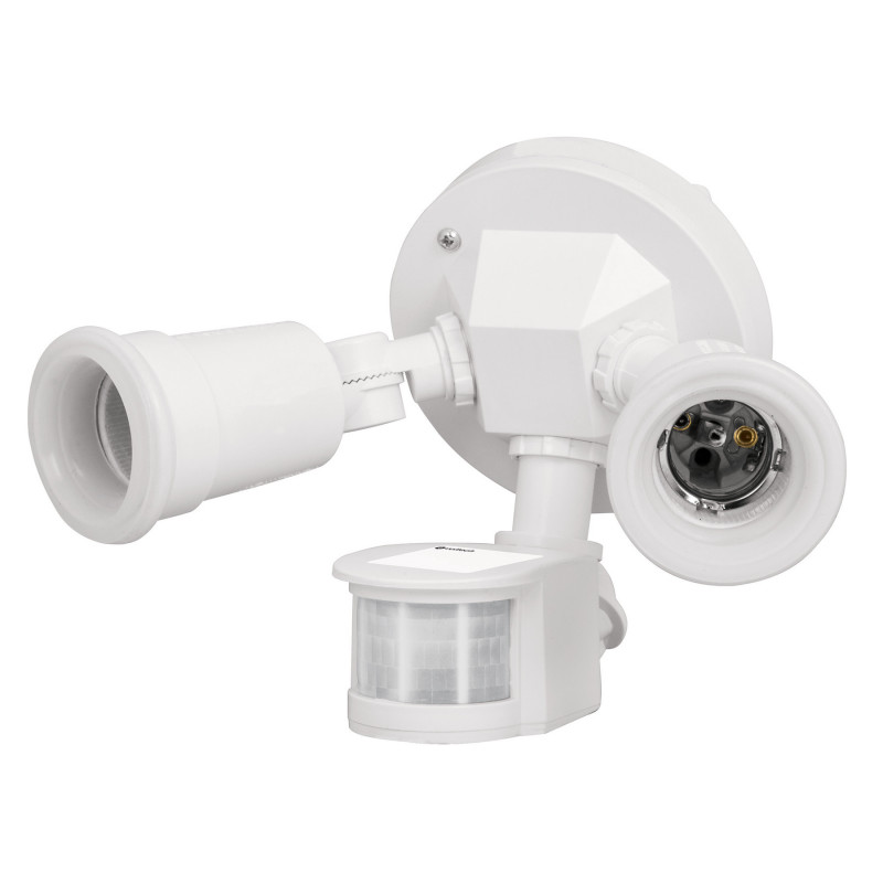 ARB-901S Arbotante blanco con sensor de movimiento, 2XE26, Max. 300 W TRUPER | DIHERESA ARB-901S Arbotante blanco con sensor de movimiento, 2XE26, Max. 300 W TRUPER | DIHERESA