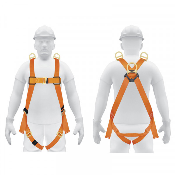 ARN-5437 Arnés de cuerpo completo, 3 anillos, rescate TRUPER | DIHERESA