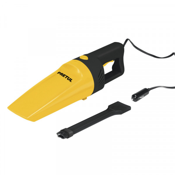 ASP-12V-P Aspiradora para auto, de 12 volts, Pretul TRUPER | DIHERESA