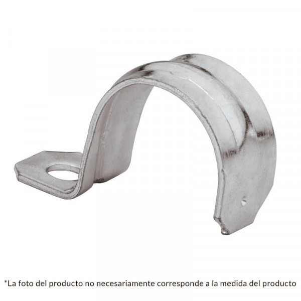 AU-2 Abrazadera tubo tipo uña 2', bolsa con 5 pzas, Volteck TRUPER | DIHERESA