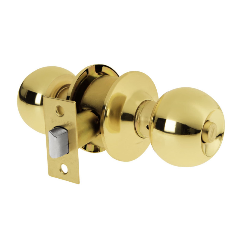 BAL-LB-BP Cerradura pomo, LB, baño, cilíndrica, Hermex Basic TRUPER | DIHERESA BAL-LB-BP Cerradura pomo, LB, baño, cilíndrica, Hermex Basic TRUPER | DIHERESA