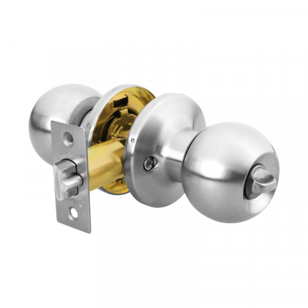BALT-CM-RP Cerradura pomo, CM, recámara, tubular, Hermex Basic TRUPER | DIHERESA