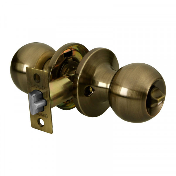 BALT-LA-RP Cerradura pomo, LA, recámara, tubular, Hermex Basic TRUPER | DIHERESA