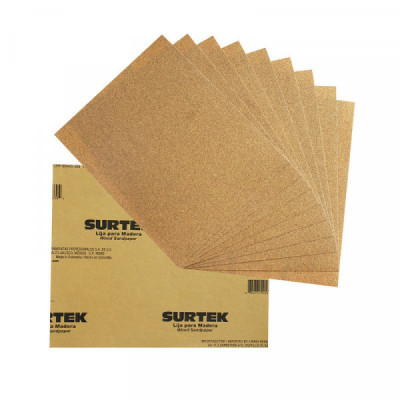LMC100 SURTEK Lija para madera papel cabinet grano 100