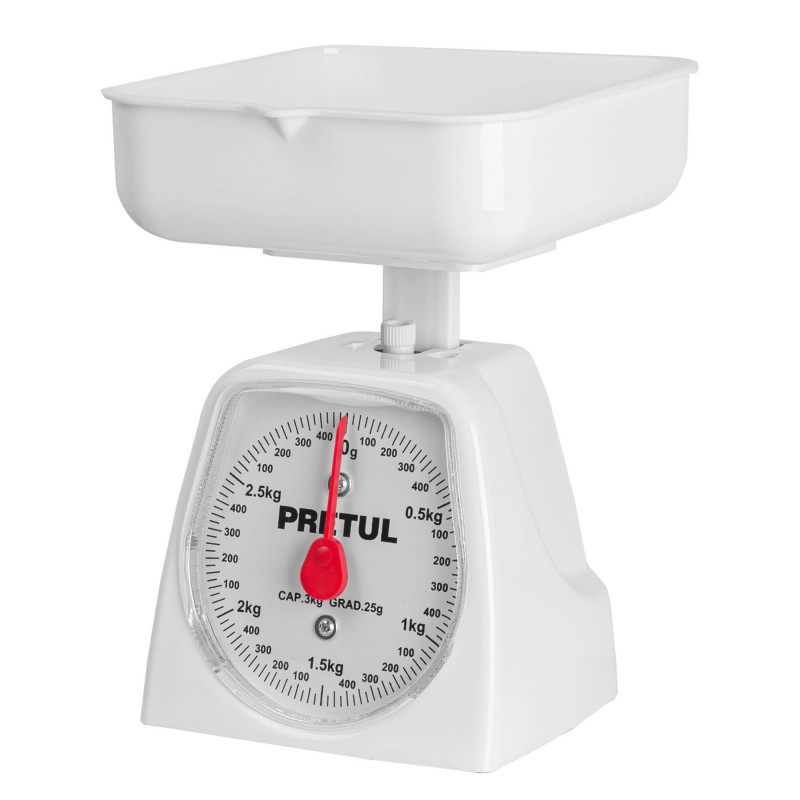 BAS-3CP Báscula mecánica Pretul de cocina para 3 kg TRUPER | DIHERESA BAS-3CP Báscula mecánica Pretul de cocina para 3 kg TRUPER | DIHERESA
