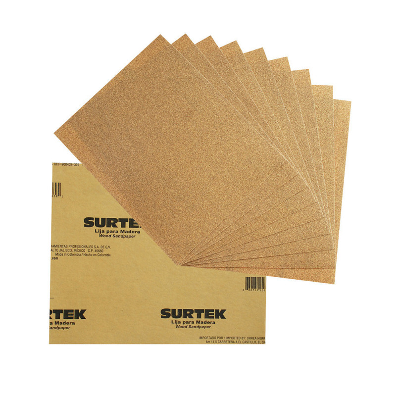 LMC120 SURTEK Lija para madera papel cabinet grano 120 Surtek | DIHERESA LMC120 SURTEK Lija para madera papel cabinet grano 120 Surtek | DIHERESA