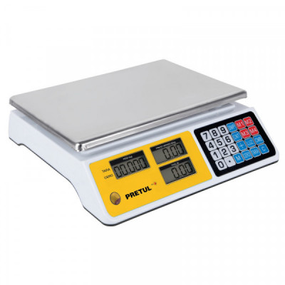 BASE-40P Báscula Pretul electrónica multifunciones capacidad 40 kg TRUPER | DIHERESA