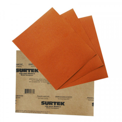 LMK60 SURTEK Lija para madera papel kraft grano 60