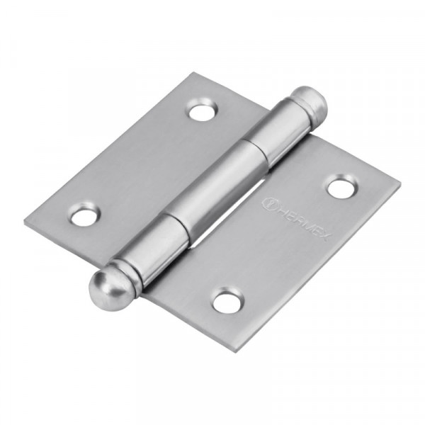 BC-204R Bisagra cuadrada 2', acero inoxidable, redonda TRUPER | DIHERESA