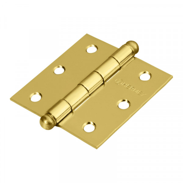 BC-251R Bisagra cuadrada 2-1/2',latonado,redonda TRUPER | DIHERESA
