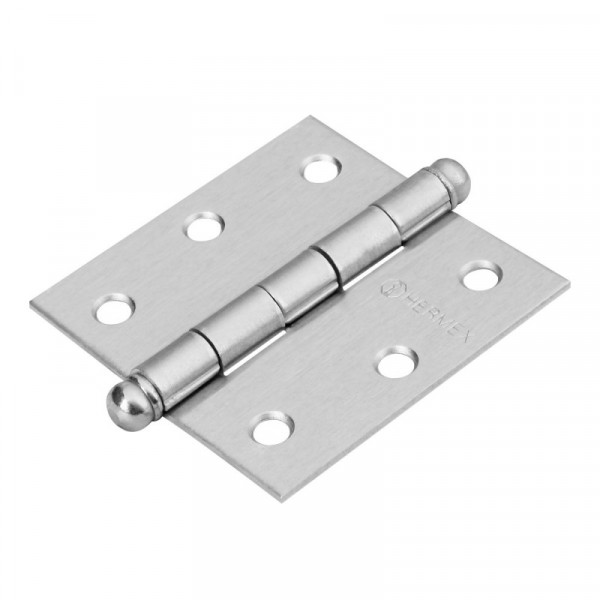 BC-253R Bisagra cuadrada 2-1/2', mate, redonda TRUPER | DIHERESA