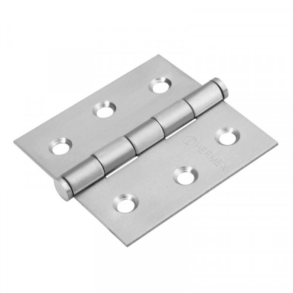 BC-254P Bisagra cuadrada 2-1/2', acero inoxidable, plana TRUPER | DIHERESA