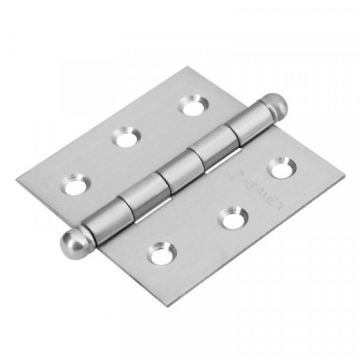 BC-254R Bisagra cuadrada 2-1/2', acero inoxidable, redonda TRUPER | DIHERESA