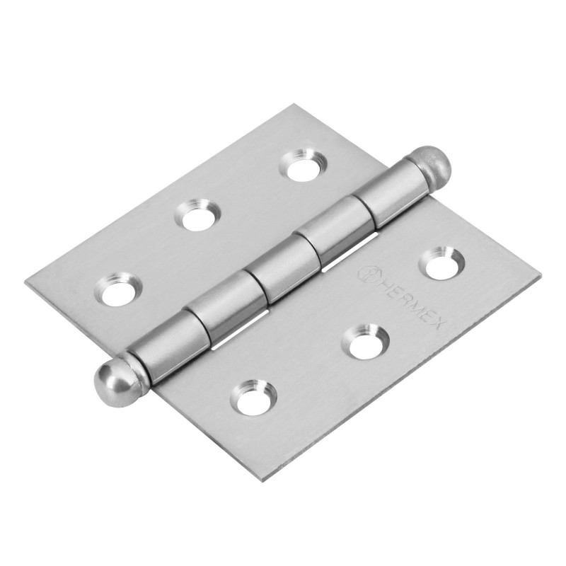BC-254R Bisagra cuadrada 2-1/2', acero inoxidable, redonda TRUPER | DIHERESA BC-254R Bisagra cuadrada 2-1/2', acero inoxidable, redonda TRUPER | DIHERESA