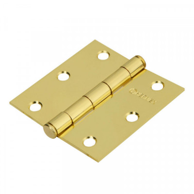 BC-301P Bisagra cuadrada 3', latonado, plana TRUPER | DIHERESA