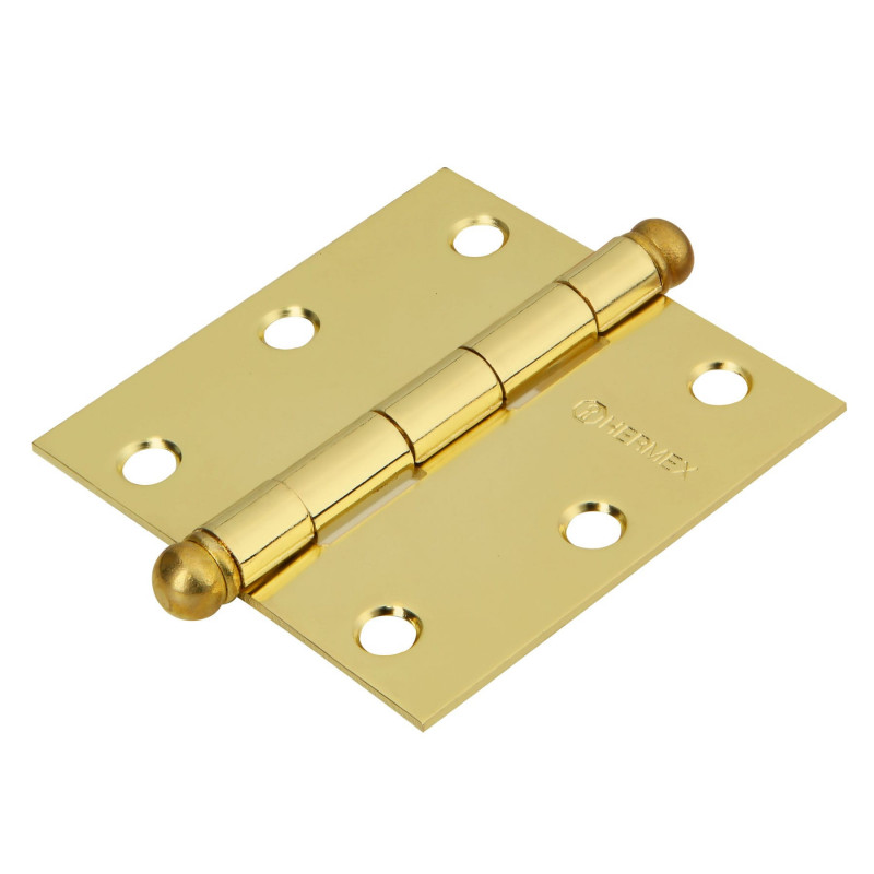 BC-301R Bisagra cuadrada 3', latonado, redonda TRUPER | DIHERESA BC-301R Bisagra cuadrada 3', latonado, redonda TRUPER | DIHERESA