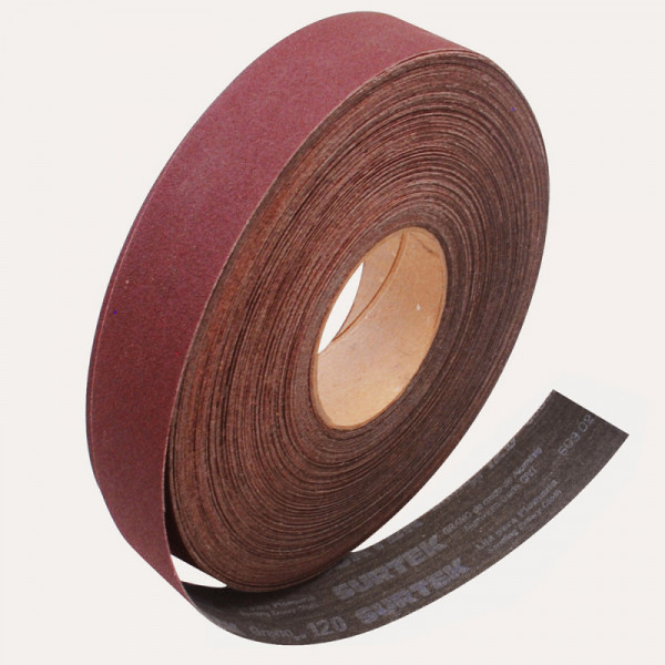 LR45120 SURTEK Lija en rollo para plomero 1-1/2 x 45m grano 120 Surtek | DIHERESA
