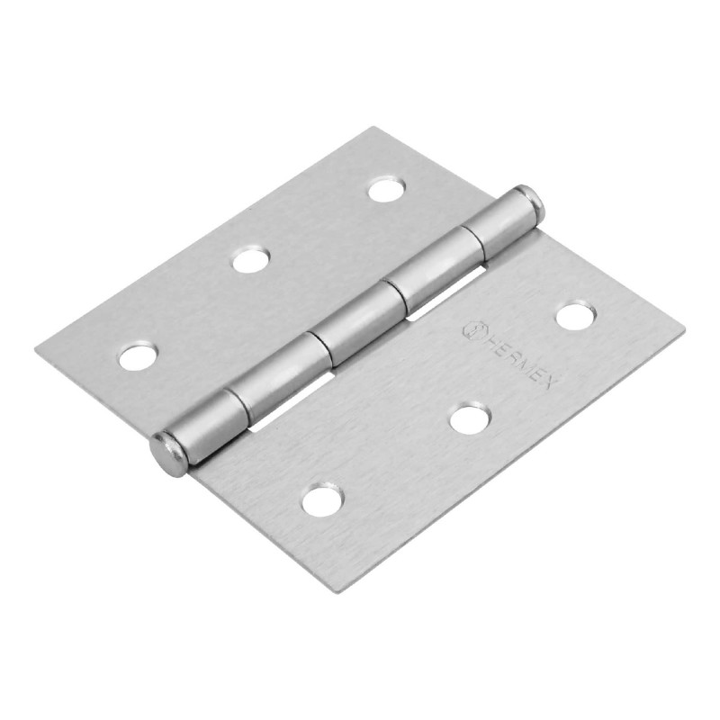 BC-303PP Bisagra cuadrada, cromo mate, cabeza plana, 3', Hermex Basic TRUPER | DIHERESA BC-303PP Bisagra cuadrada, cromo mate, cabeza plana, 3', Hermex Basic TRUPER | DIHERESA
