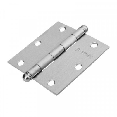 BC-353R Bisagra cuadrada 3-1/2', mate, redonda TRUPER | DIHERESA