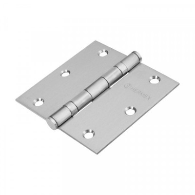 BC-354P Bisagra cuadrada 3-1/2', acero inoxidable, plana TRUPER | DIHERESA