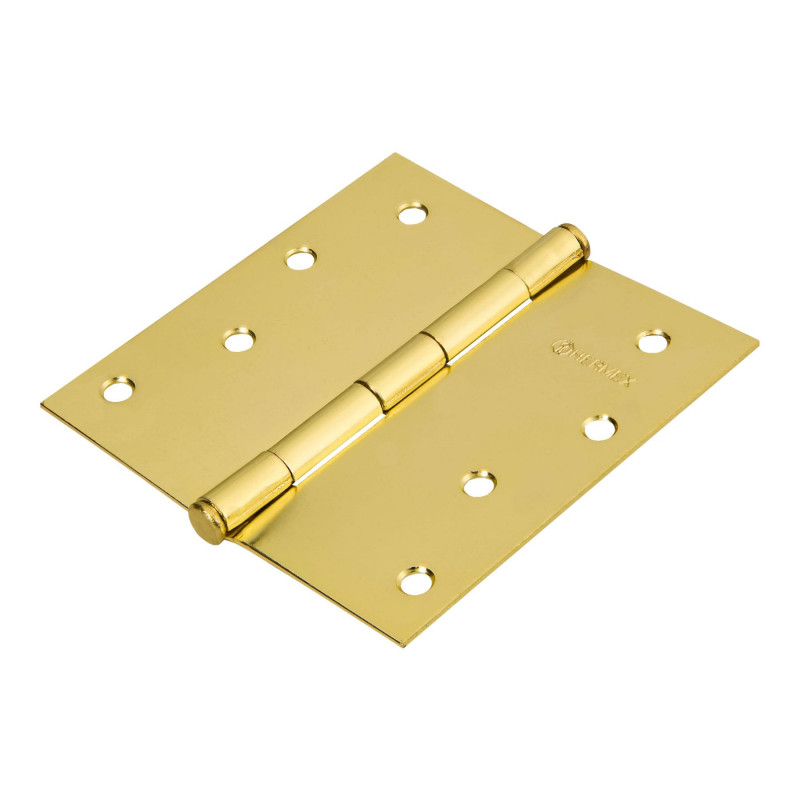 BC-401PP Bisagra cuadrada, latonada, cabeza plana, 4', Hermex Basic TRUPER | DIHERESA BC-401PP Bisagra cuadrada, latonada, cabeza plana, 4', Hermex Basic TRUPER | DIHERESA