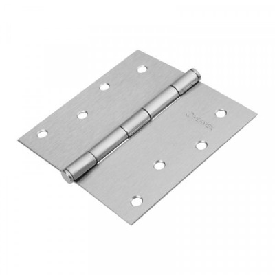BC-403PP Bisagra cuadrada, cromo mate, cabeza plana, 4', Hermex Basic TRUPER | DIHERESA