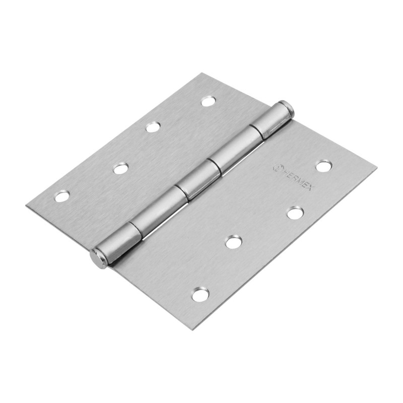 BC-403PP Bisagra cuadrada, cromo mate, cabeza plana, 4', Hermex Basic TRUPER | DIHERESA BC-403PP Bisagra cuadrada, cromo mate, cabeza plana, 4', Hermex Basic TRUPER | DIHERESA