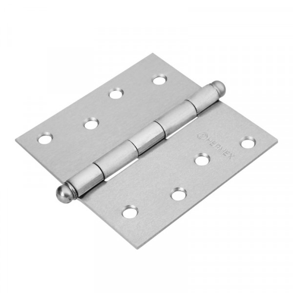 BC-403R Bisagra cuadrada 4', mate, redonda TRUPER | DIHERESA