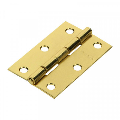 BR-251 Bisagra rectangular 2-1/2', acero latón TRUPER | DIHERESA