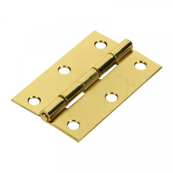 BR-251 Bisagra rectangular 2-1/2', acero latón TRUPER | DIHERESA