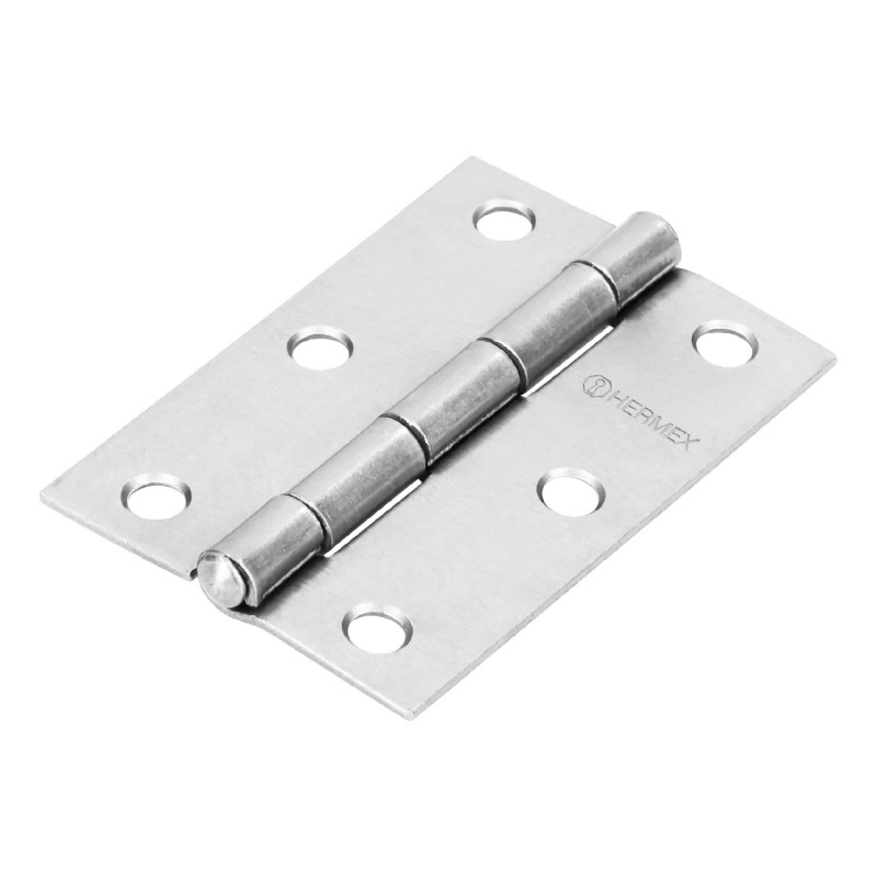 BR-300 Bisagra rectangular 3', acero pulido TRUPER | DIHERESA