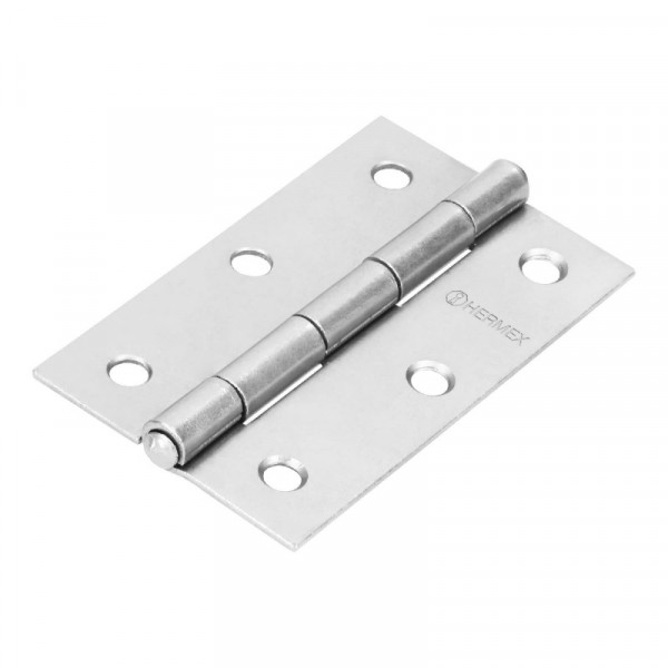 BR-350 Bisagra rectangular 3-1/2', acero pulido TRUPER | DIHERESA