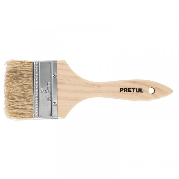 BRE-3 Brocha económica, mango de madera, 3', Pretul TRUPER | DIHERESA